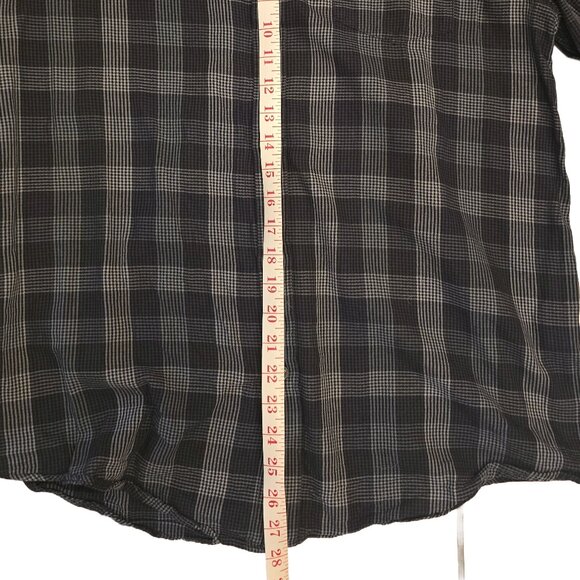 VGUC - Ben Sherman Men's Blue & Grey Button-Up Shirt XL - Picture 4 of 6